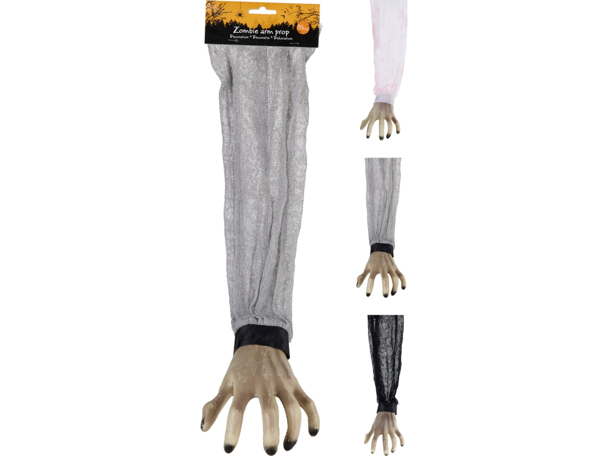 Mano zombie 55cm in 3 colori assortiti