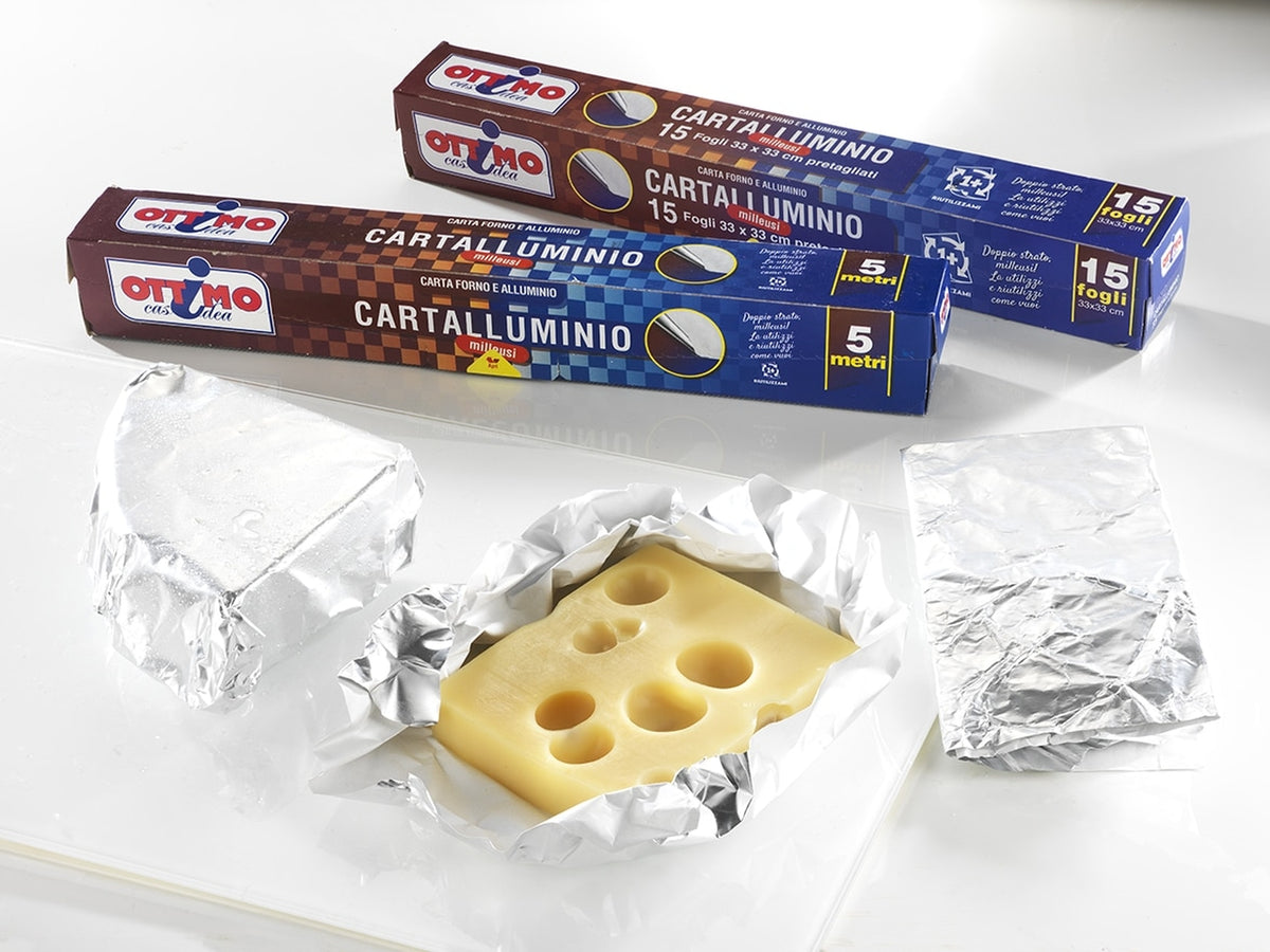 Ottimo carta alluminio 5mt $