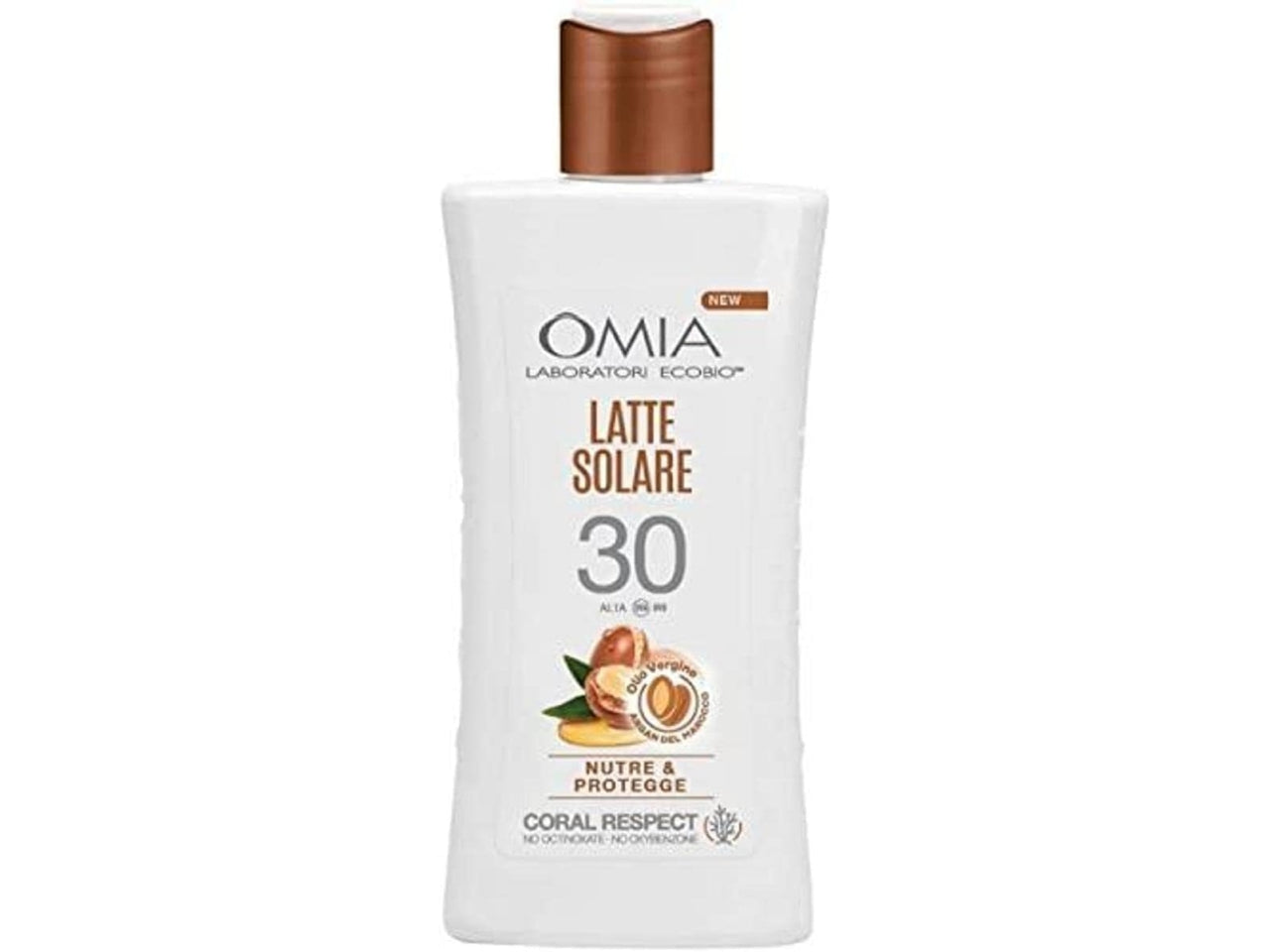 Omia latte solare argan spf30 200ml