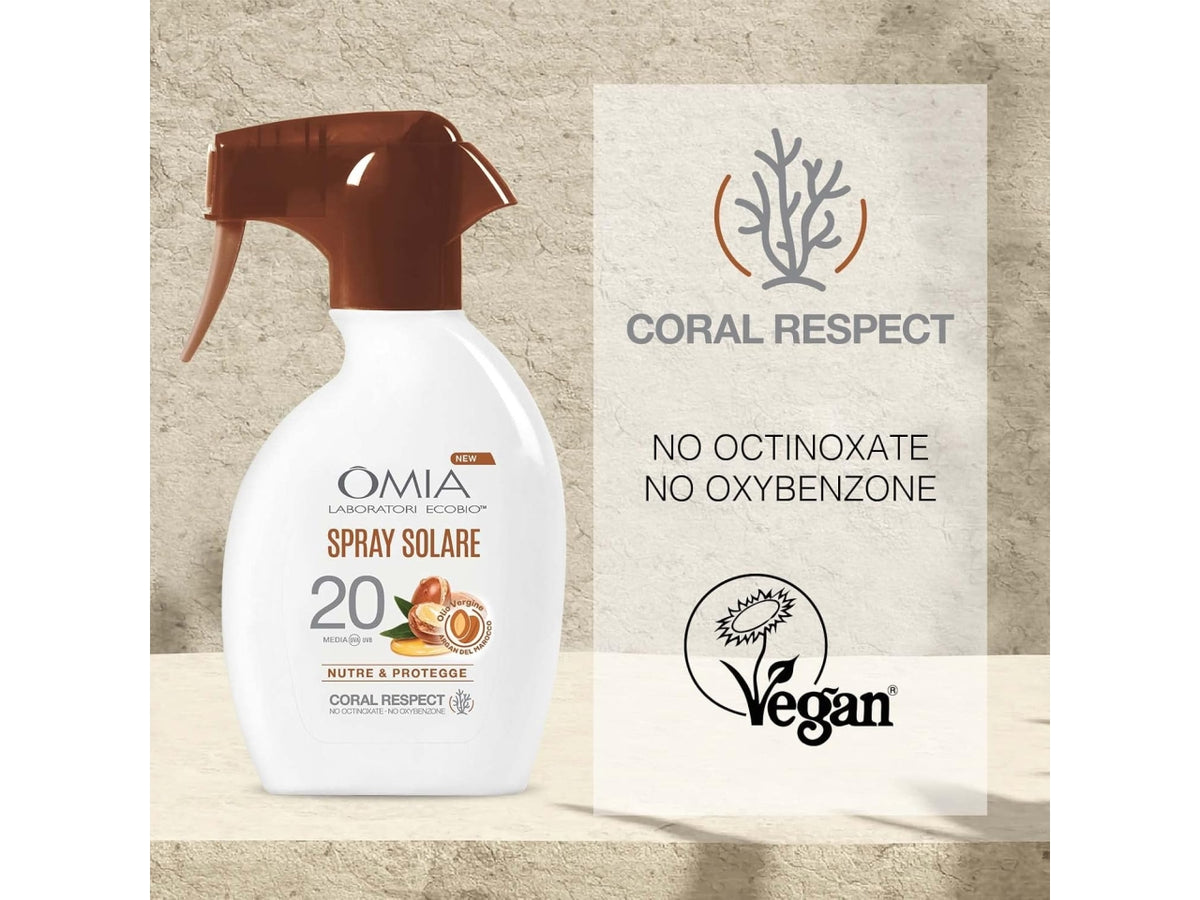 Omia solare argan trigger spf20 200ml $