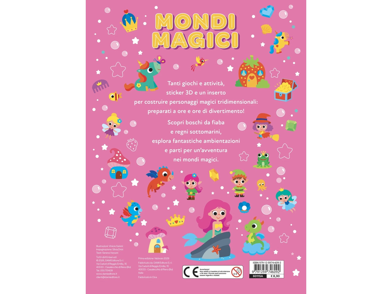 Mondi magici puffy stickers