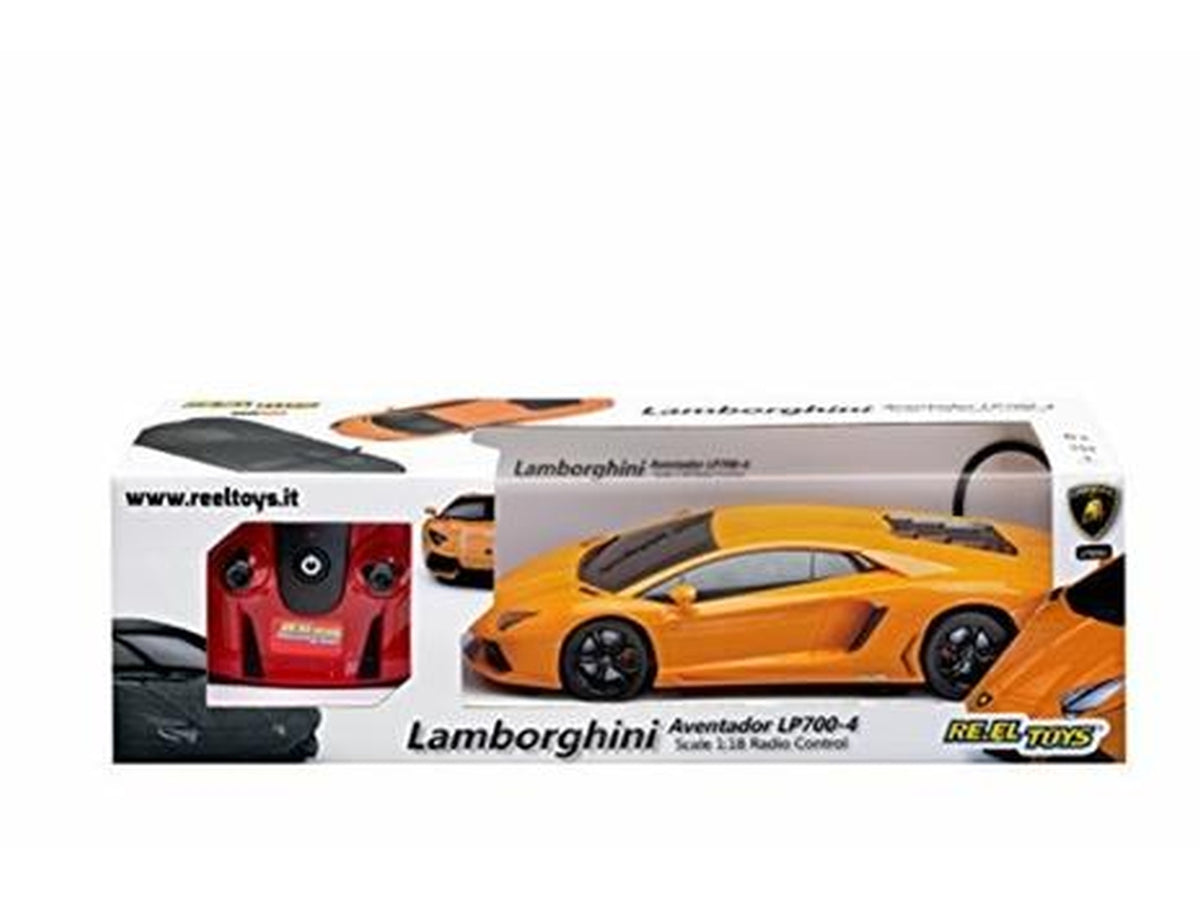 Auto Lamborghini Avent radiocomando 2.4 ghz in scala 1:18