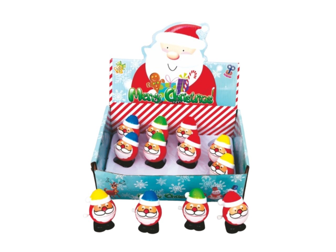 Babbo Natale a corda 7cm in vari assortimenti