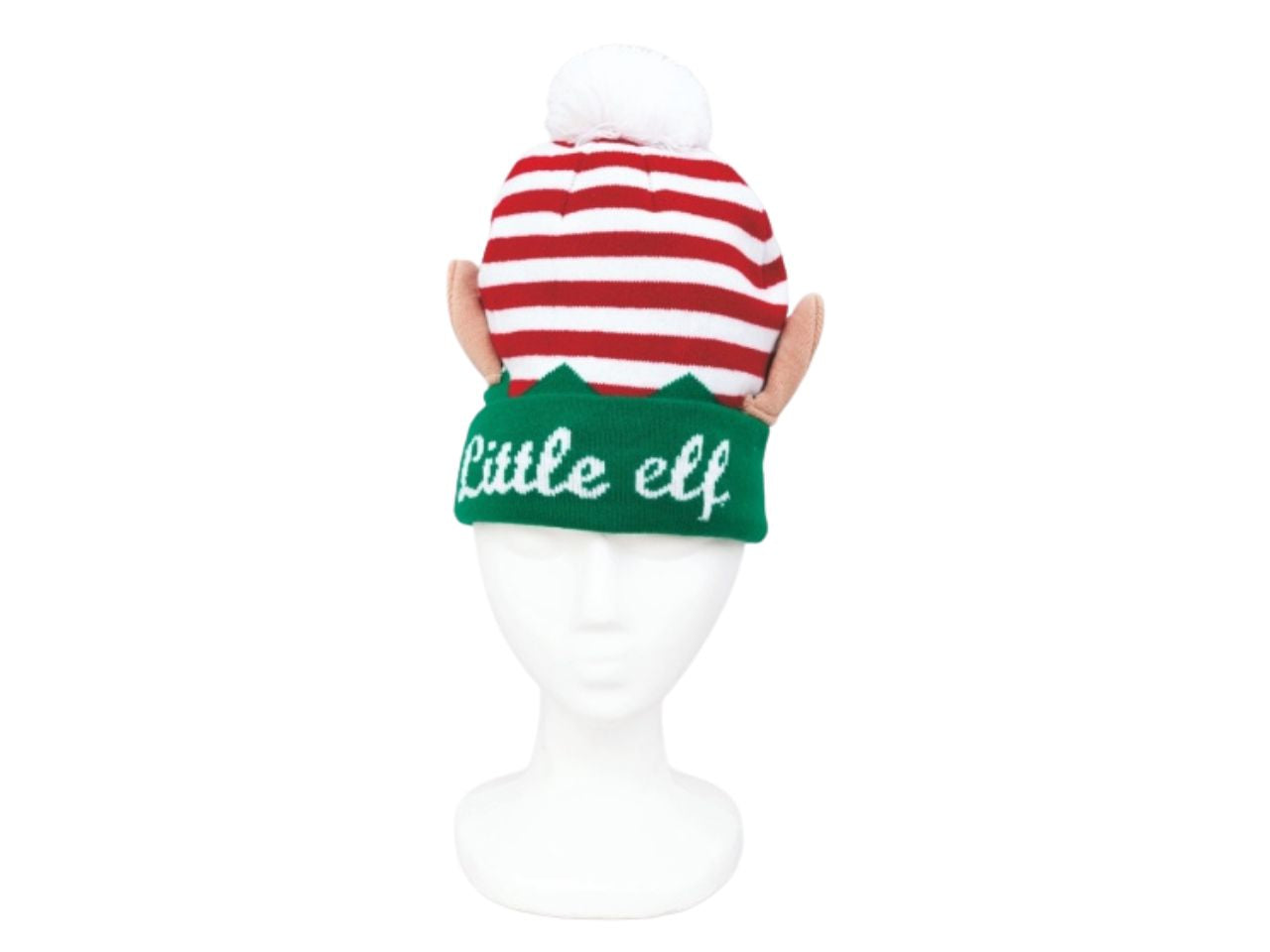 Cappello da elfo adulto in lana con pompon