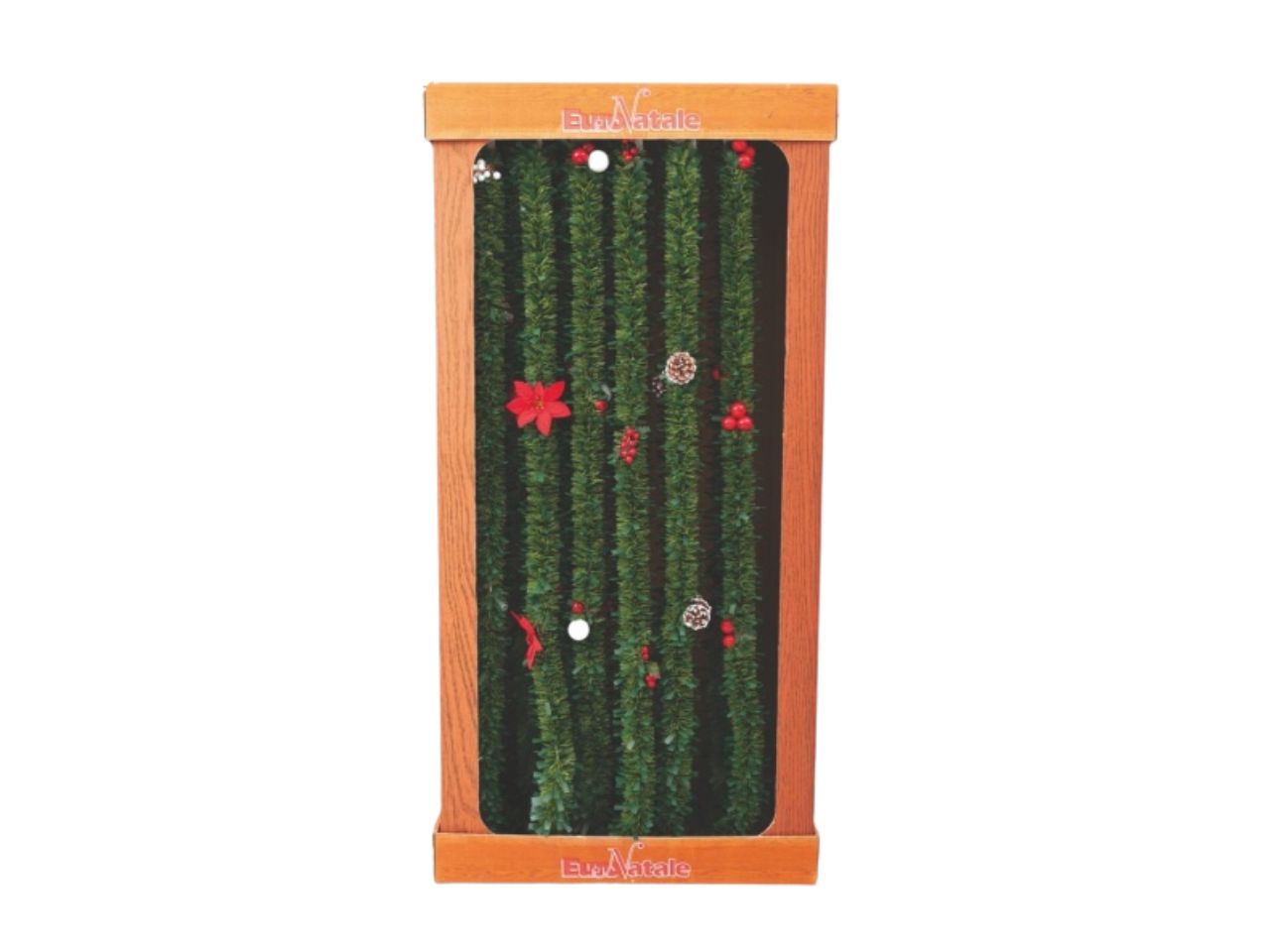 Espositore filo lame con pick di bacche e pigne 70mm x 2,7m, modelli assortiti
