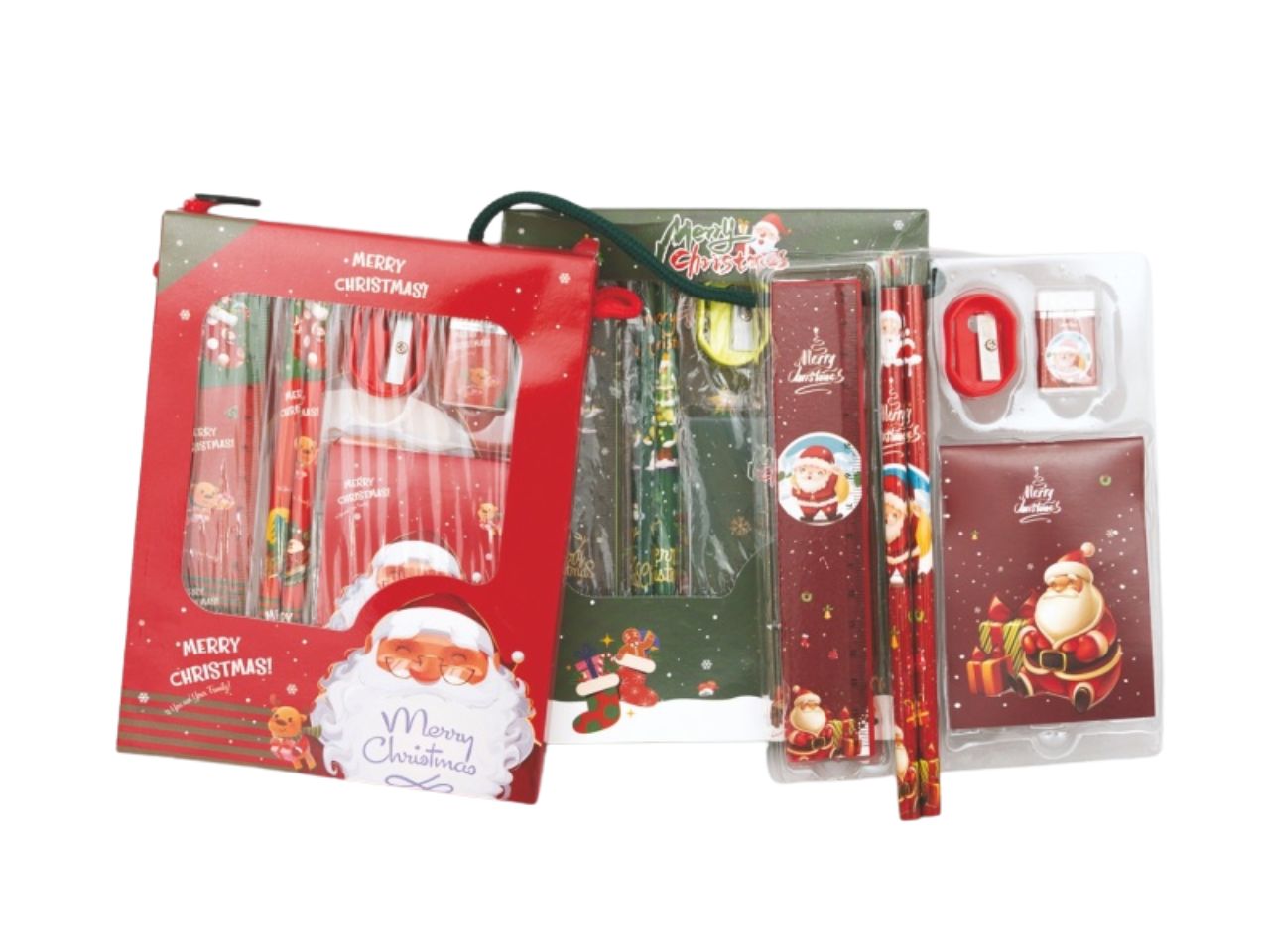 Set scuola natalizio 6 pezzi modelli e colori assortiti in scatola
