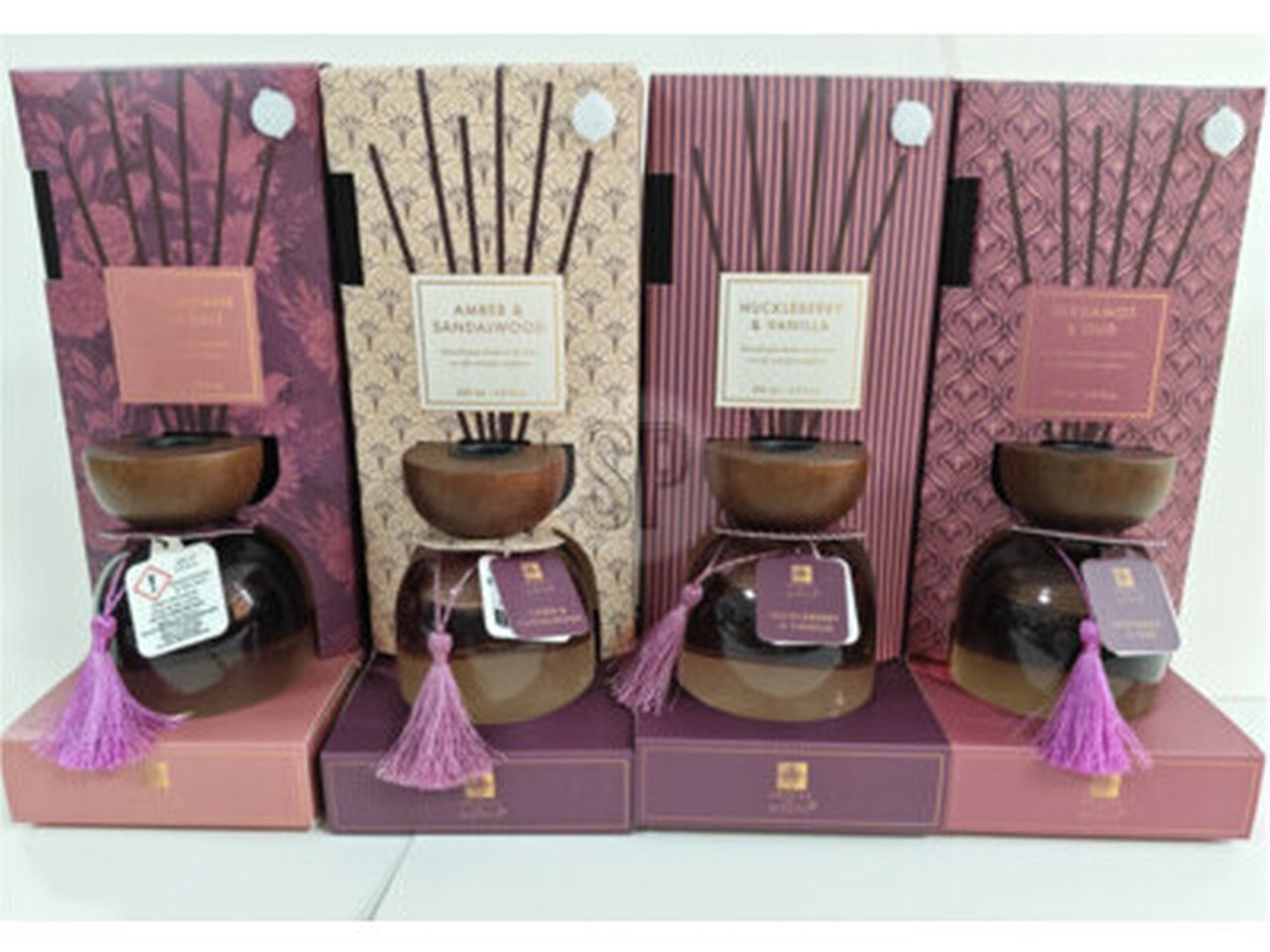 Diffusore con bastoncini 500ml in 4 fragranze assortite