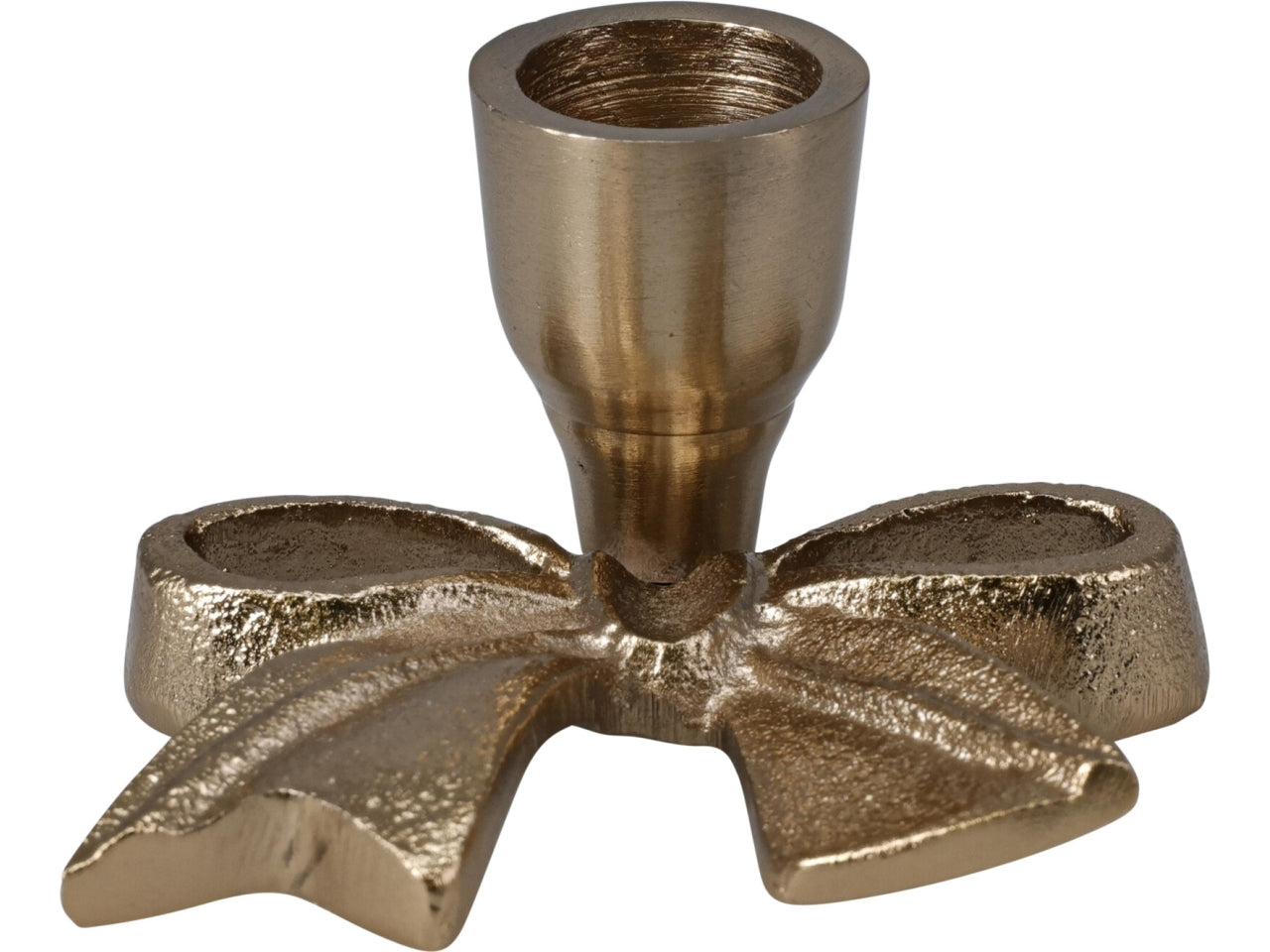 Portacandela fiocco 5cm oro