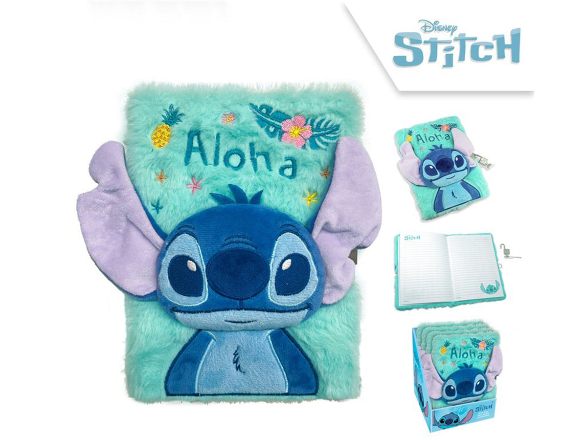 Stitch diario segreto in peluche 3d