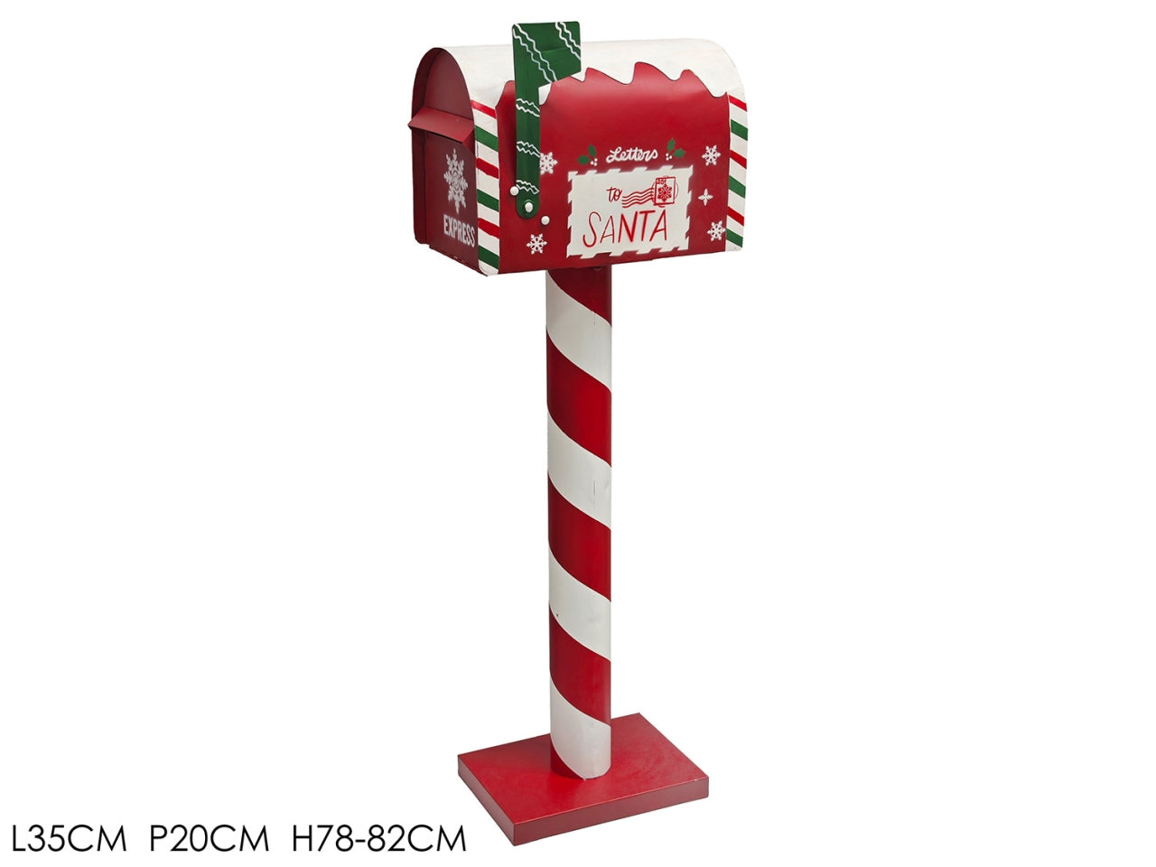 Cassetta postale maxi 35x20x78-82cm in metallo