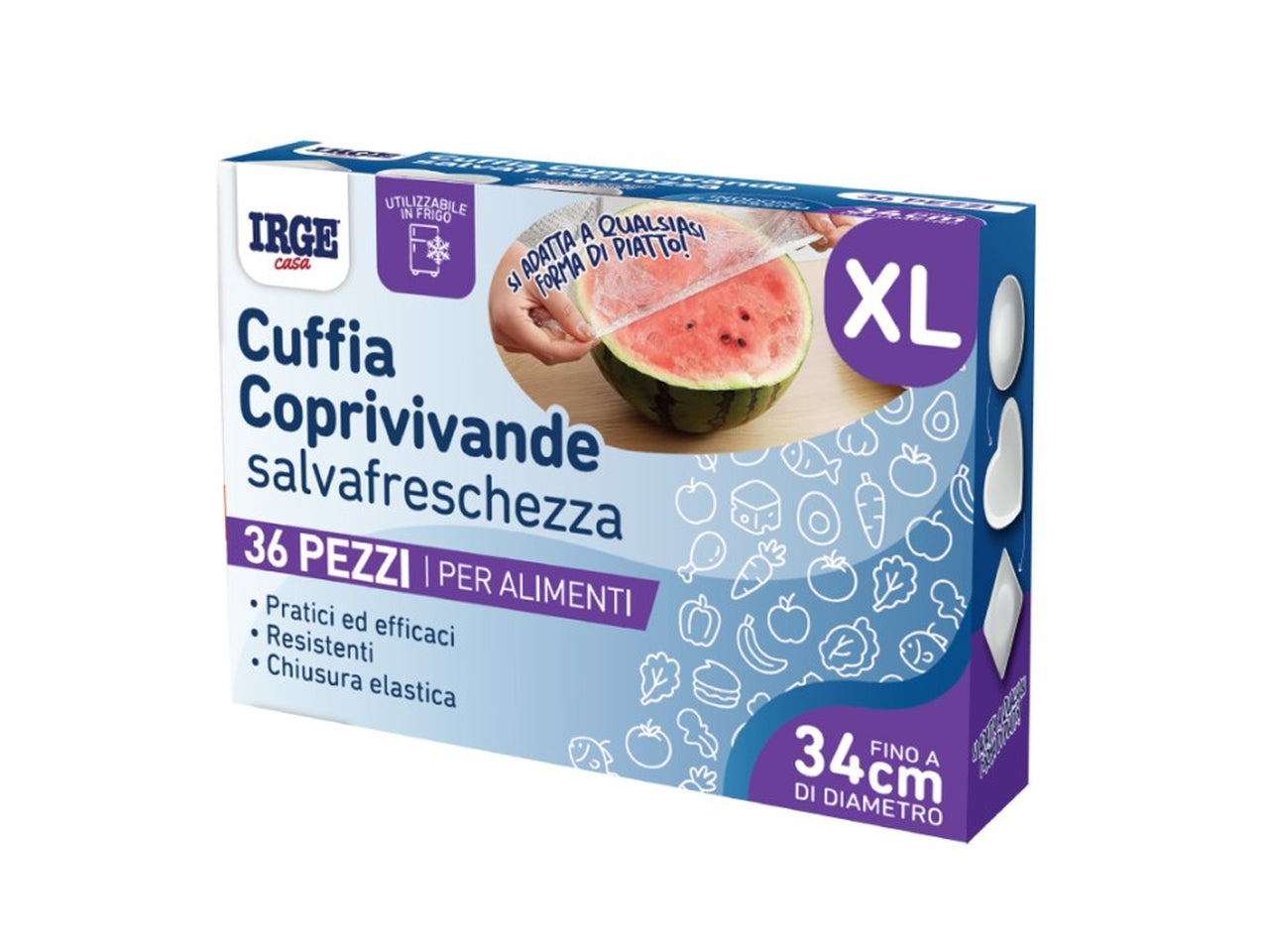 Irge cuffia coprivivande set da 36 cuffie taglia xl