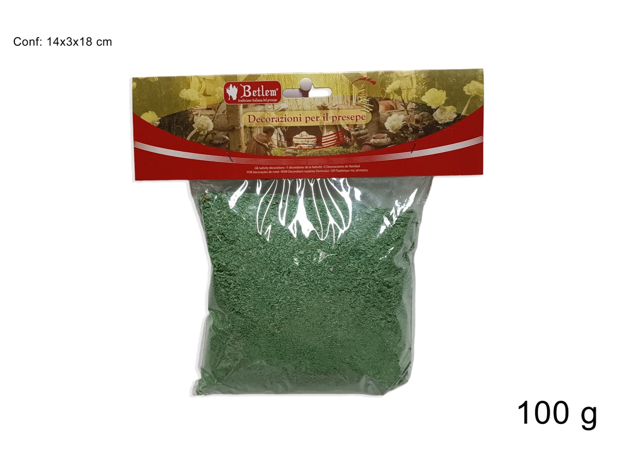 Polvere sabbia in legno 100gr verde