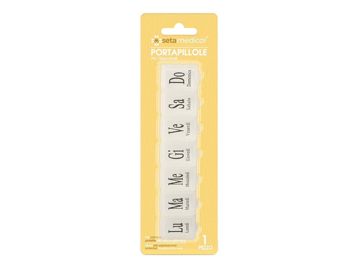 Portapillole verticale settimanale $