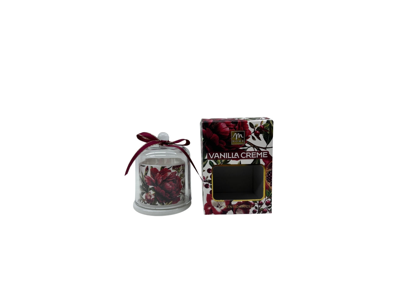 Candela a campana stella di natale fragranza vanilla creme 90gr 7,1x7,1xh.34,5cm