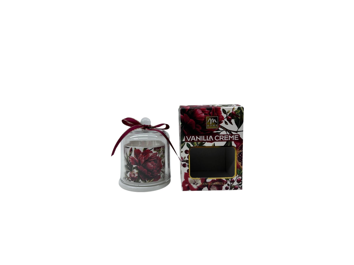 Candela a campana stella di natale fragranza vanilla creme 90gr 7,1x7,1xh.34,5cm