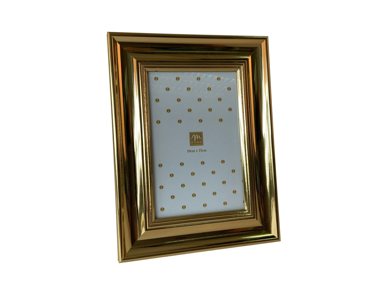 Cornice per foto 10x15cm oro in polistirene 16x1,5xh.21cm