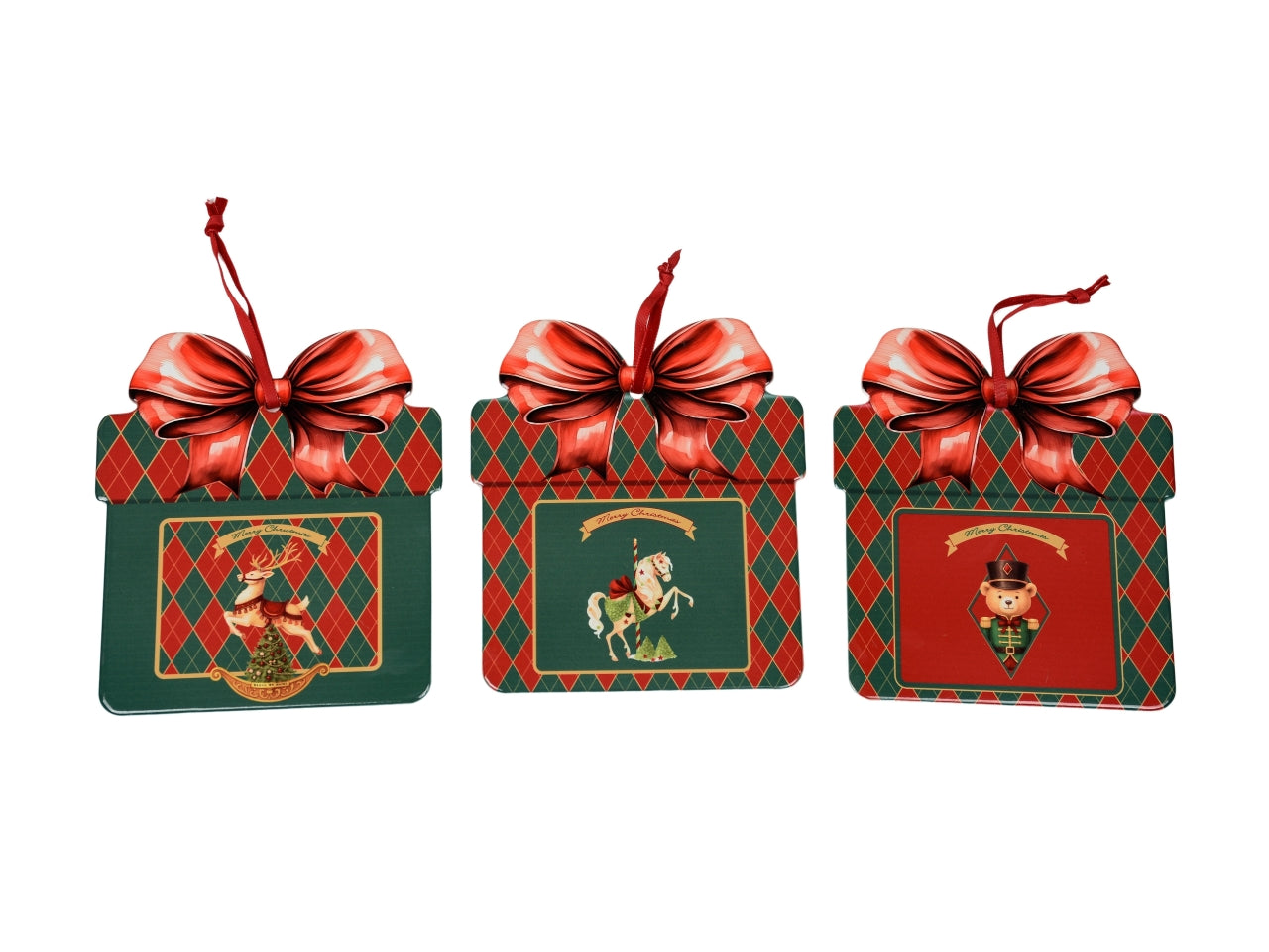 Appendino regalo in ceramica 18x21xh.0,8cm design assortiti
