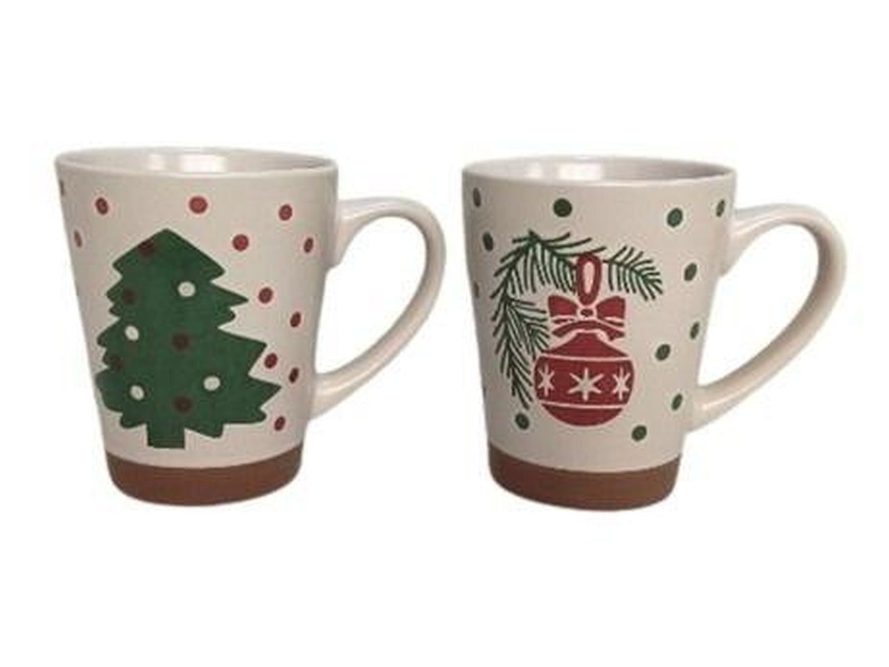 Tazza natalizia in ceramica 330ml d.8,7xh.10,6cm design assortiti