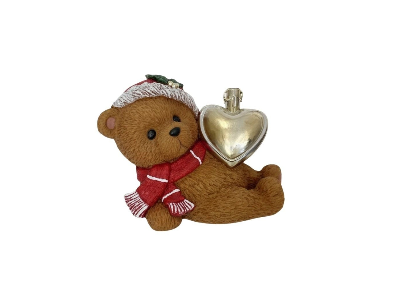 Base albero orso con cuore luce neon in poliresina a batteria 3xaaa non incluse 50x34xh.38cm