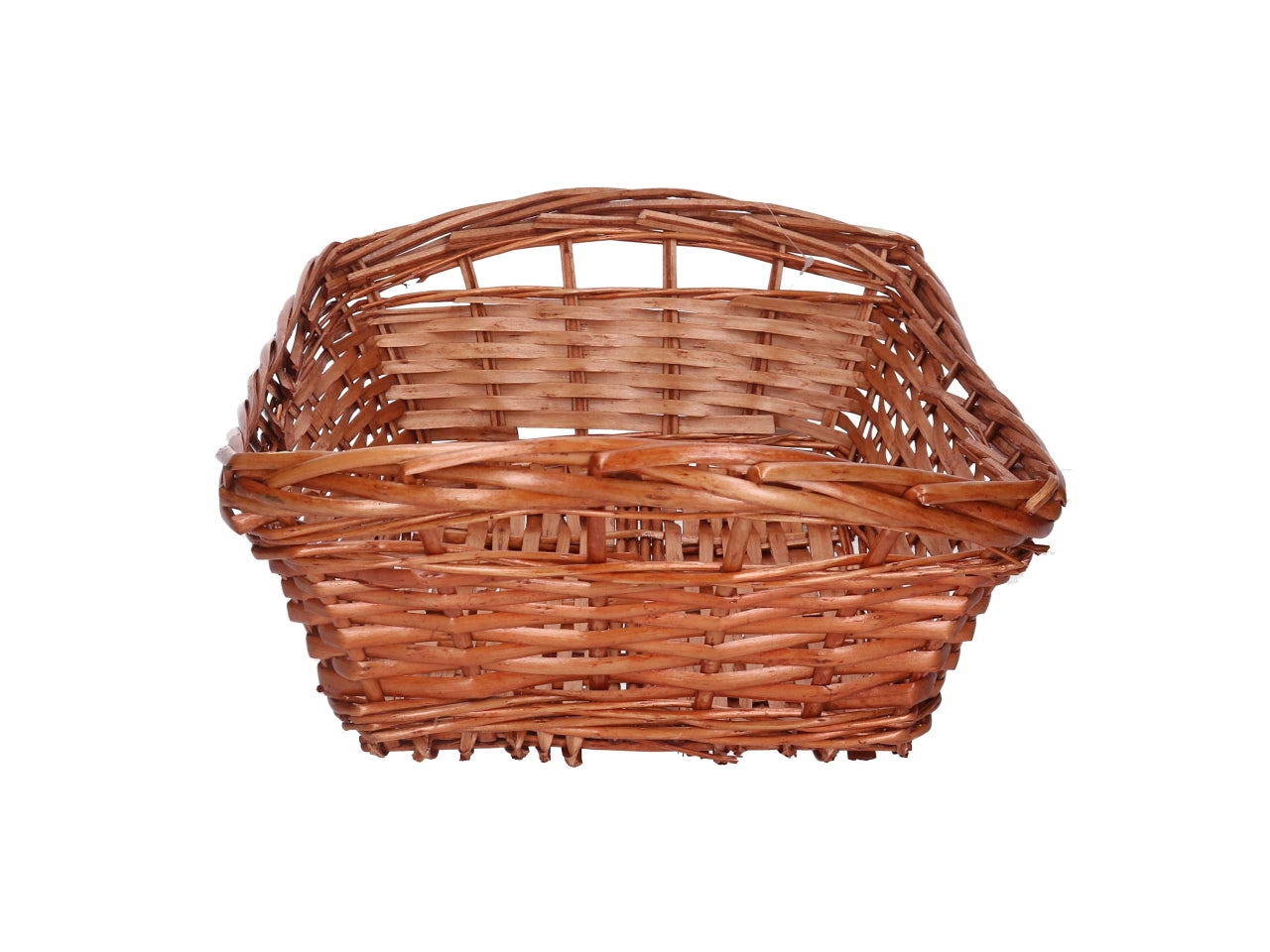 Cesta in vimini Nazo, colore miele, rettangolare 50x35xh.12/17 cm