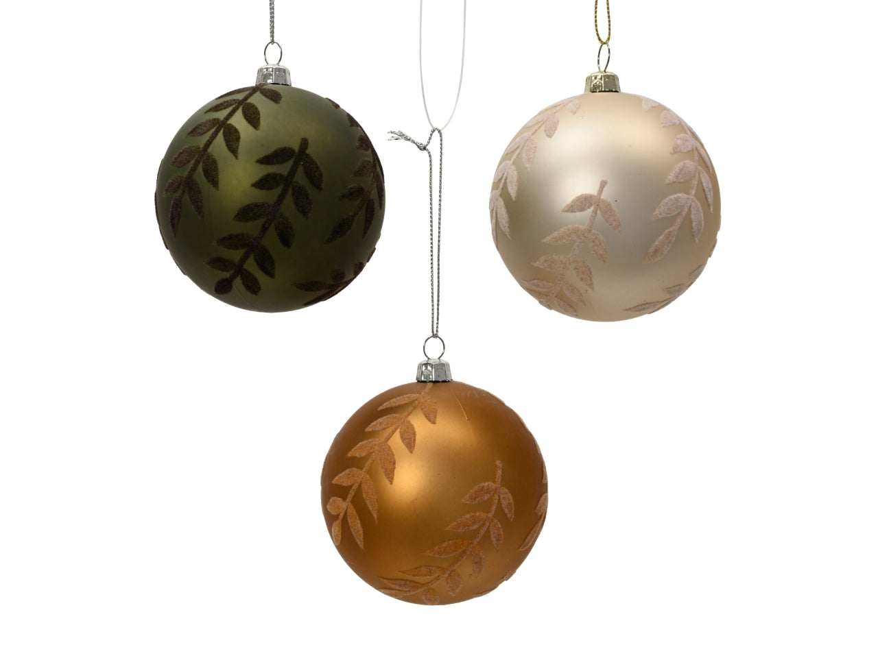 Palla di Natale 8cm opaco in 3 assortimenti