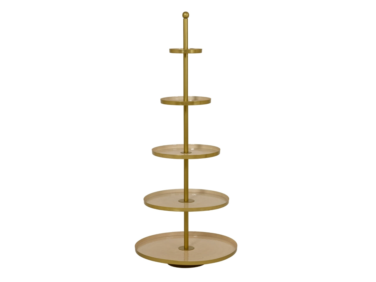Alzata espositiva in metallo maxi 58x140cm oro
