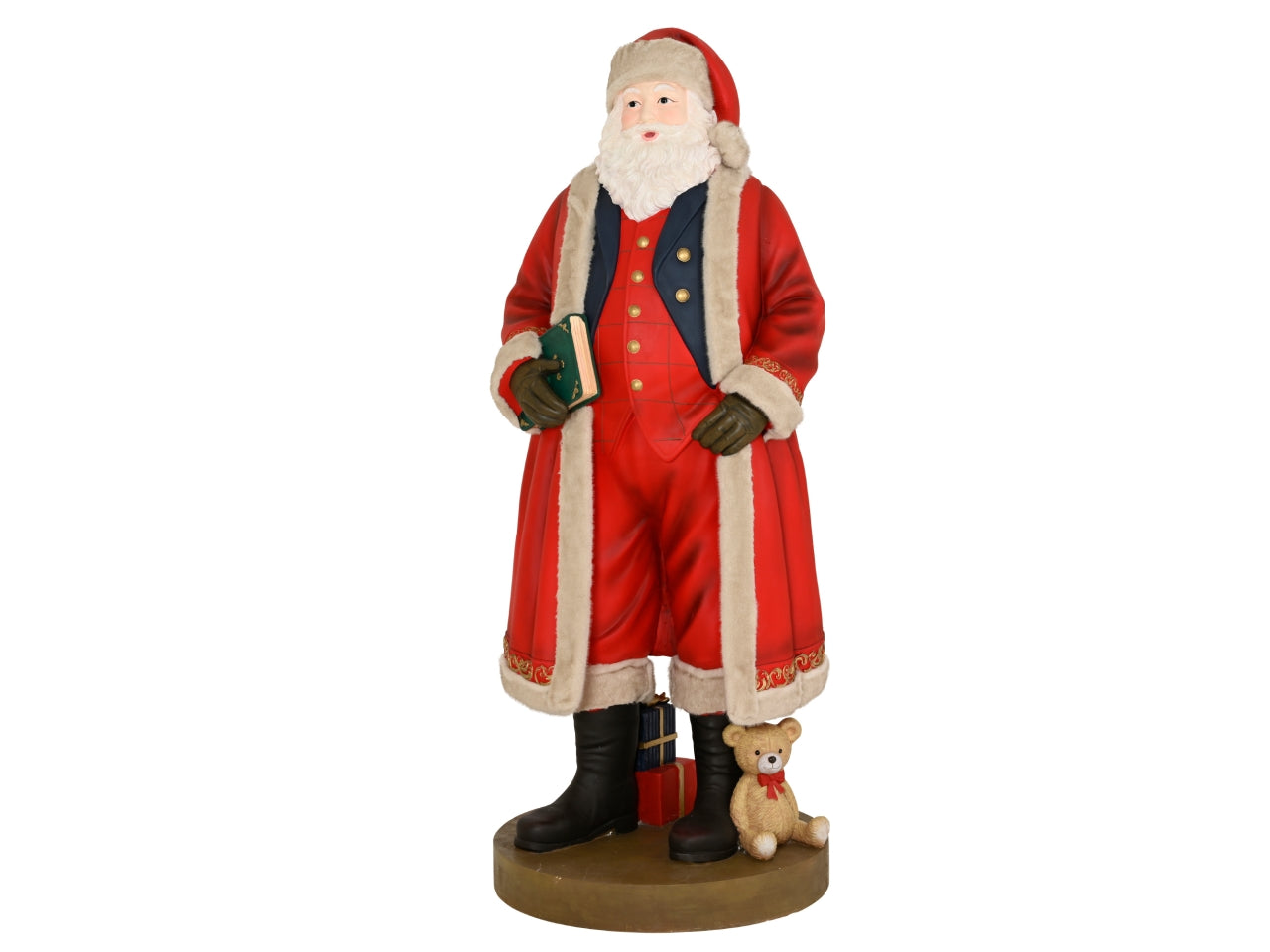 Babbo natale maxi 163cm in magnesio rosso