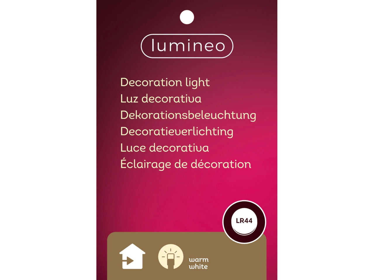 Casetta decorativa 10,5cm in ceramica con led in 3 assortimenti