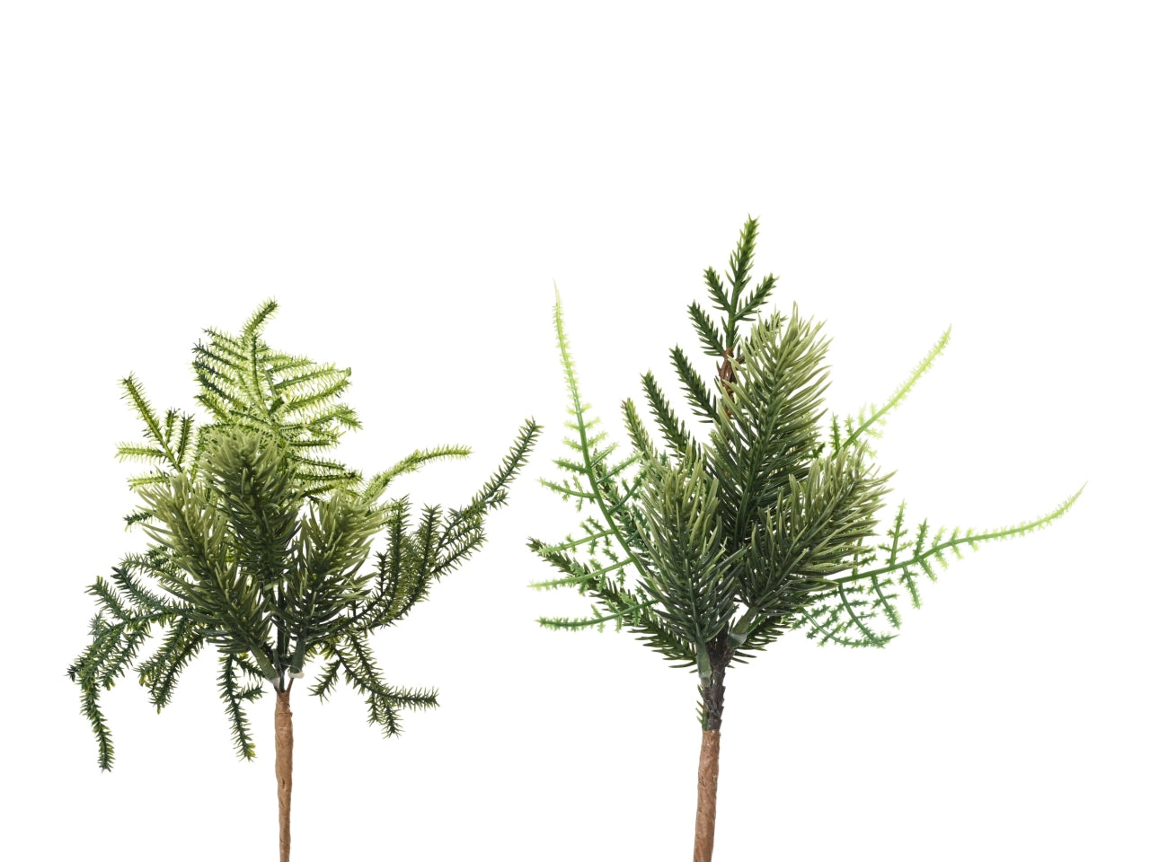 Pick decorativo di pino 22cm verde in 2 assortimenti
