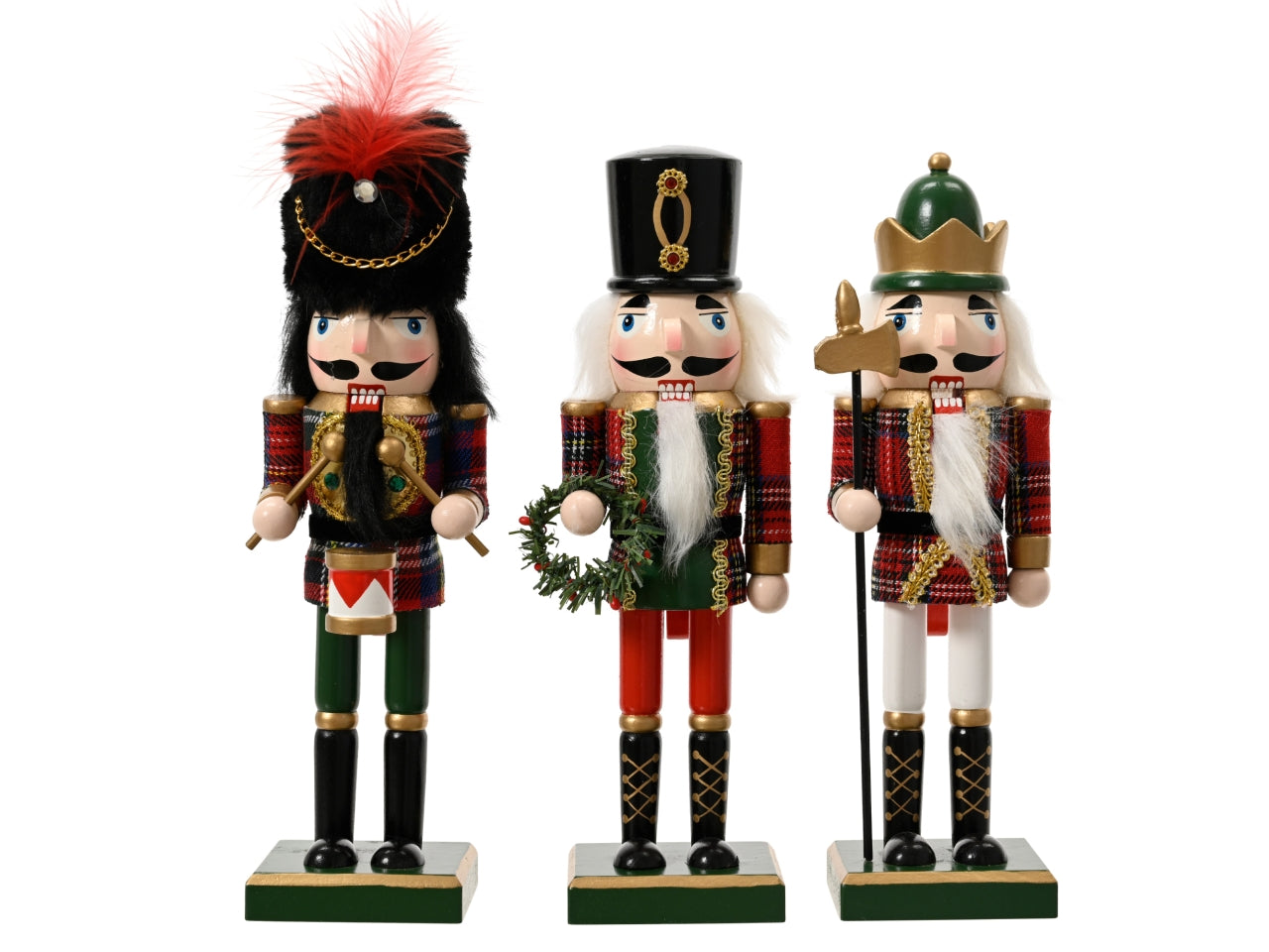 Schiaccianoci 25cm in legno scozzese in 3 assortimenti