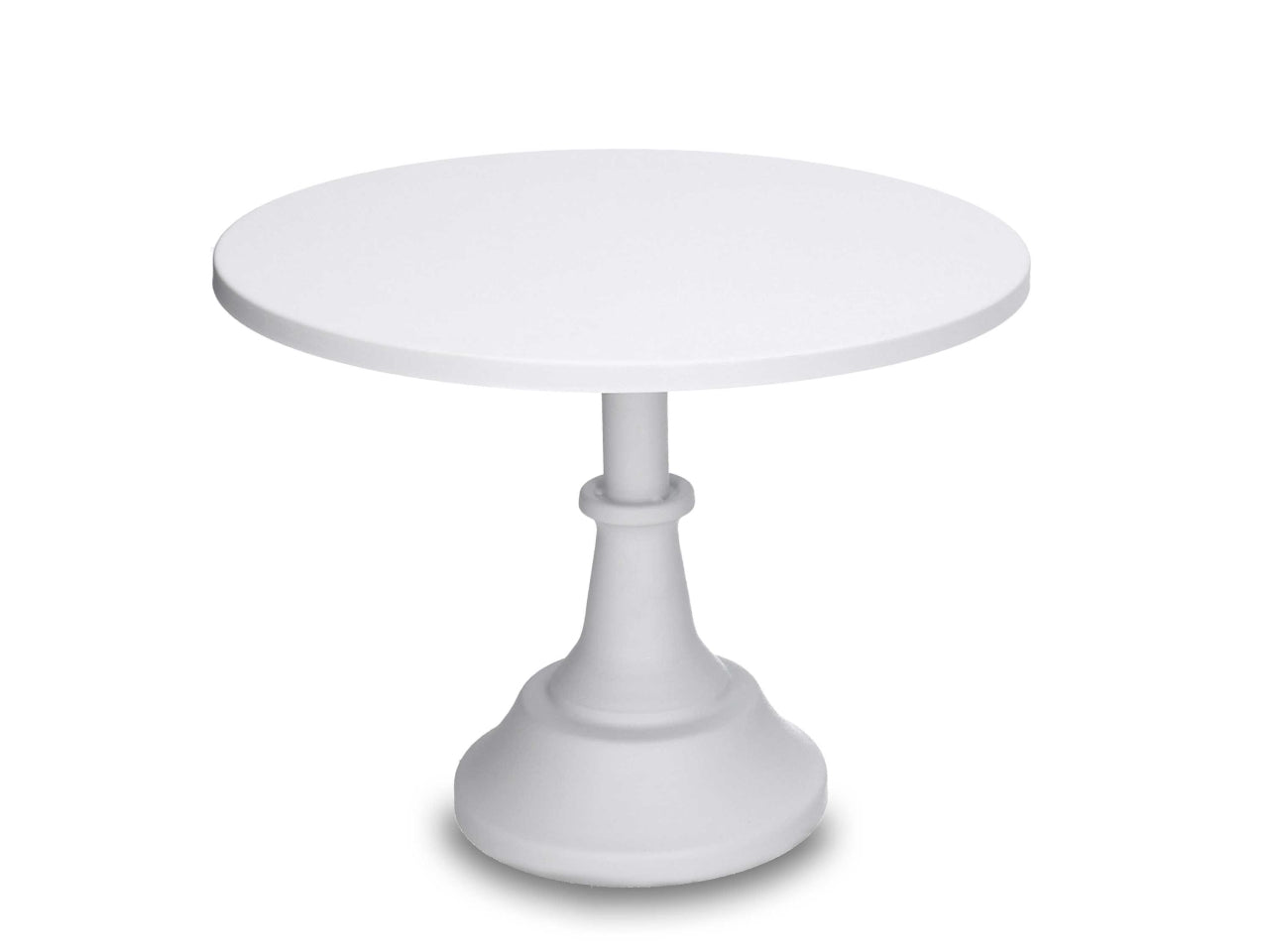 Alzatina in metallo bianco 30xh.23cm