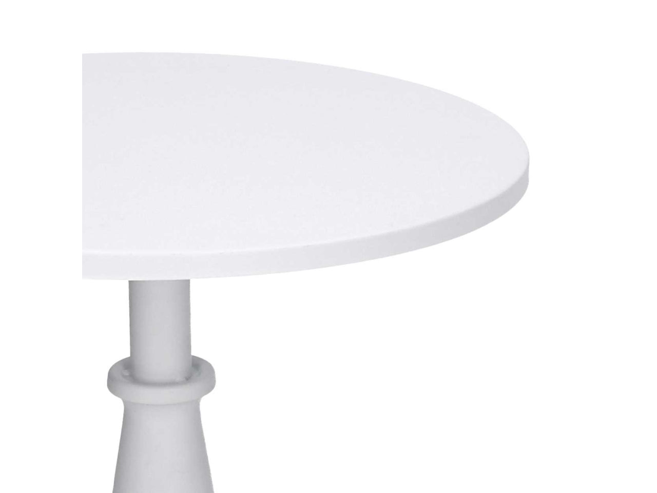 Alzatina in metallo bianco 30xh.23cm