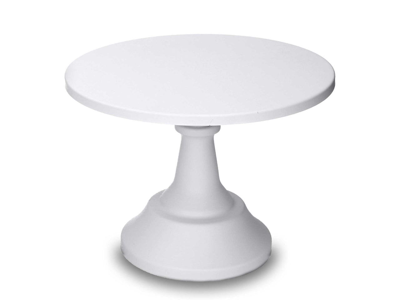 Alzatina in metallo bianco 25xh.18cm