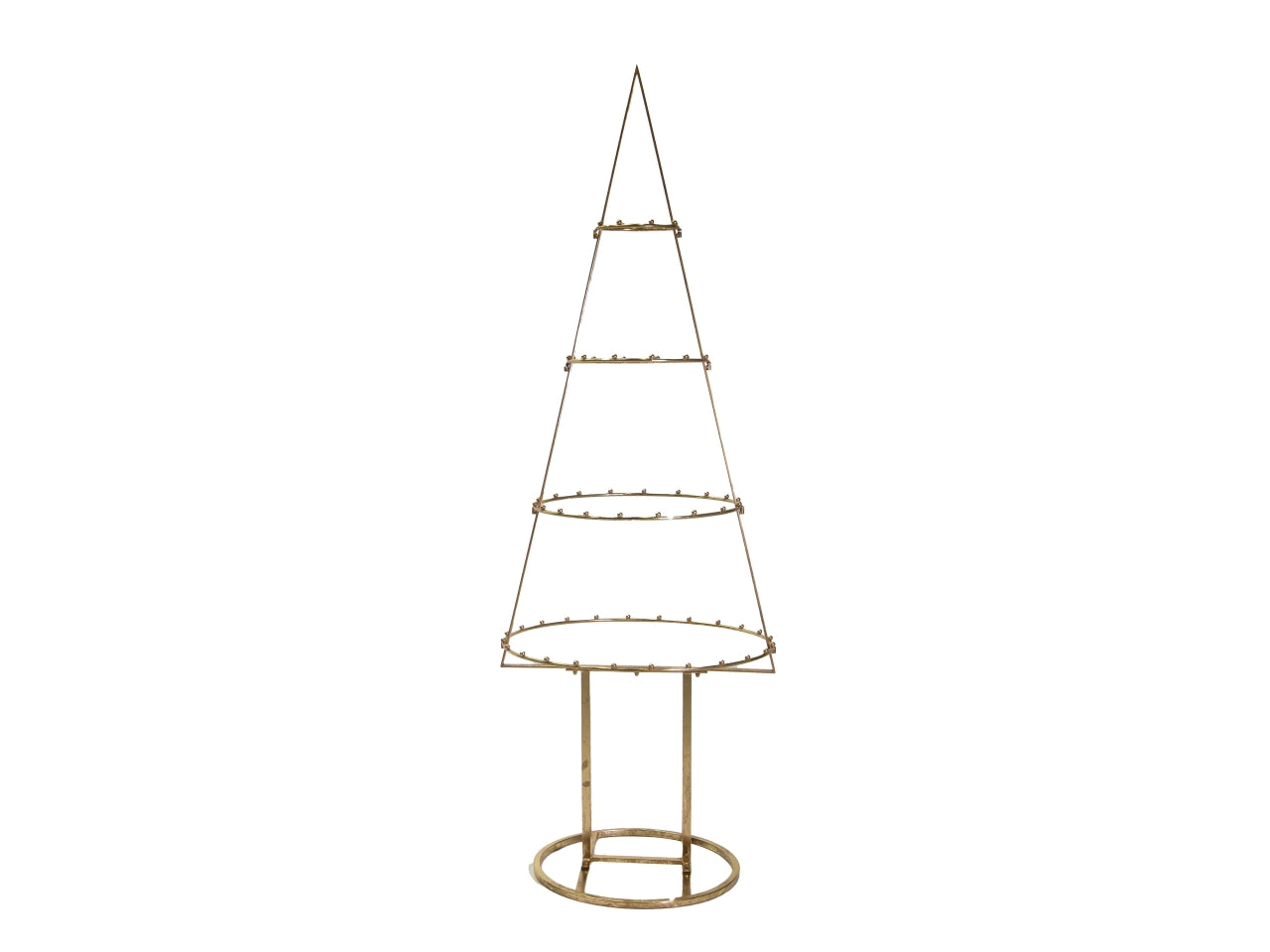 Albero espositore maxi in metallo oro 61xh.182cm