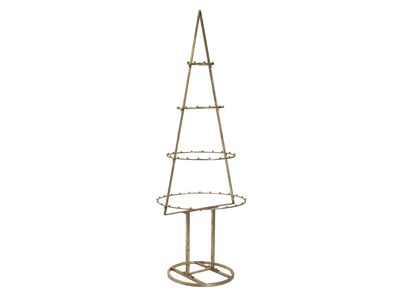 Albero espositore maxi in metallo oro 61xh.182cm