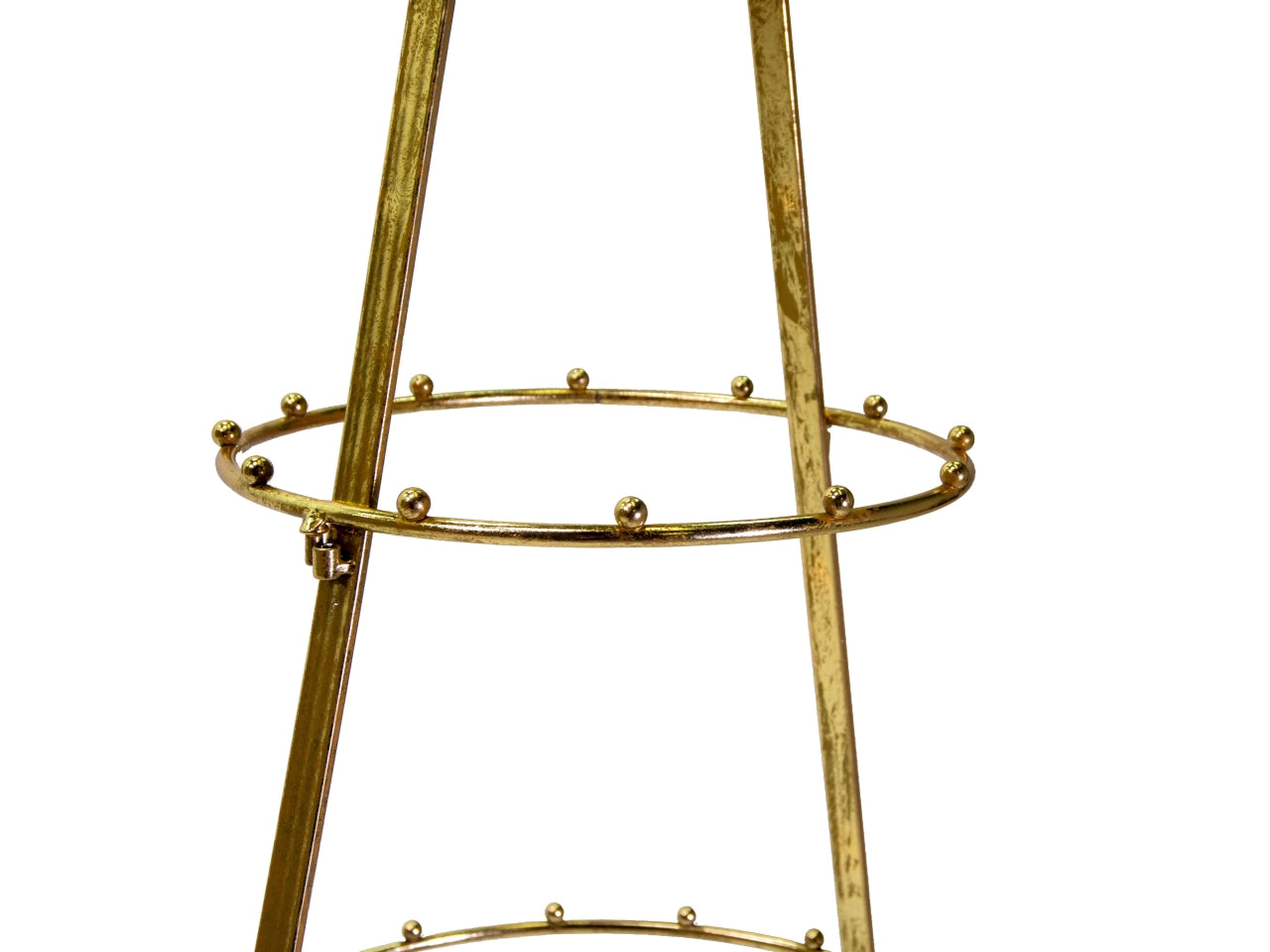 Albero espositore maxi in metallo oro 61xh.182cm