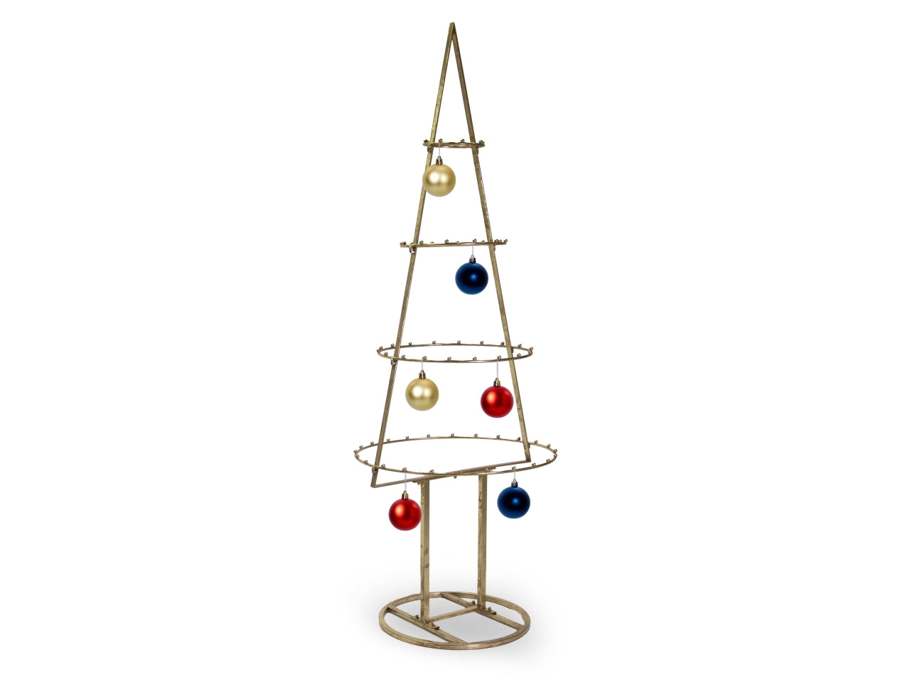 Albero espositore maxi in metallo oro 61xh.182cm