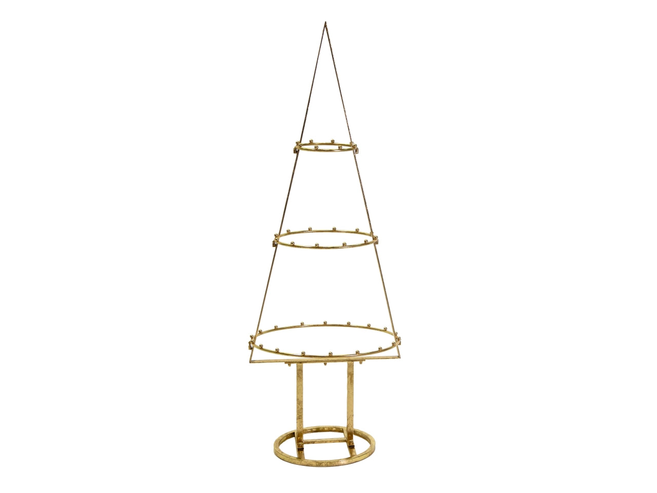 Albero espositore maxi in metallo oro 47xh.131cm