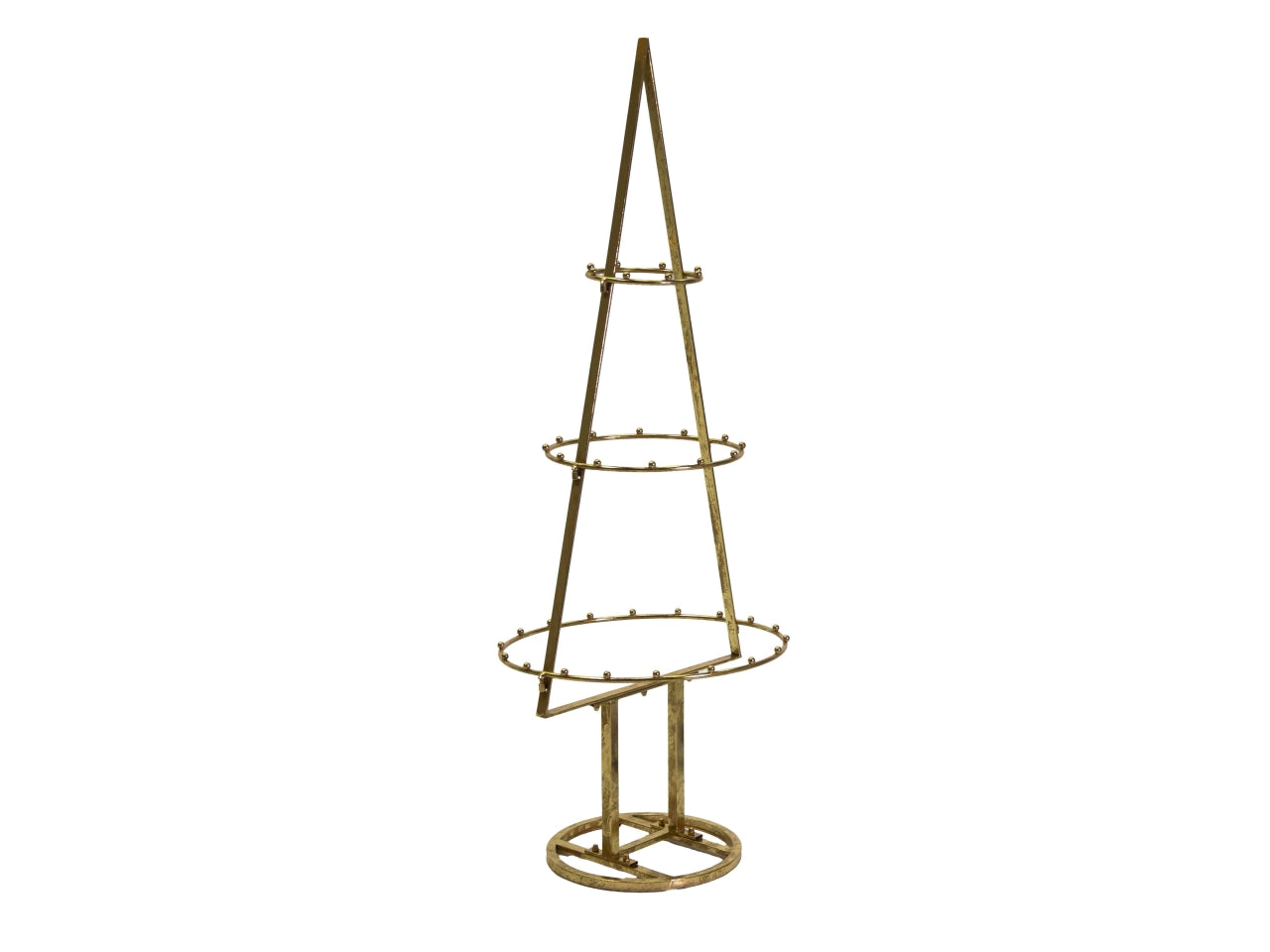Albero espositore maxi in metallo oro 47xh.131cm
