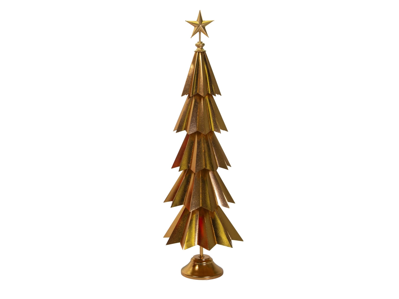 Albero maxi in metallo oro 46xh.152cm