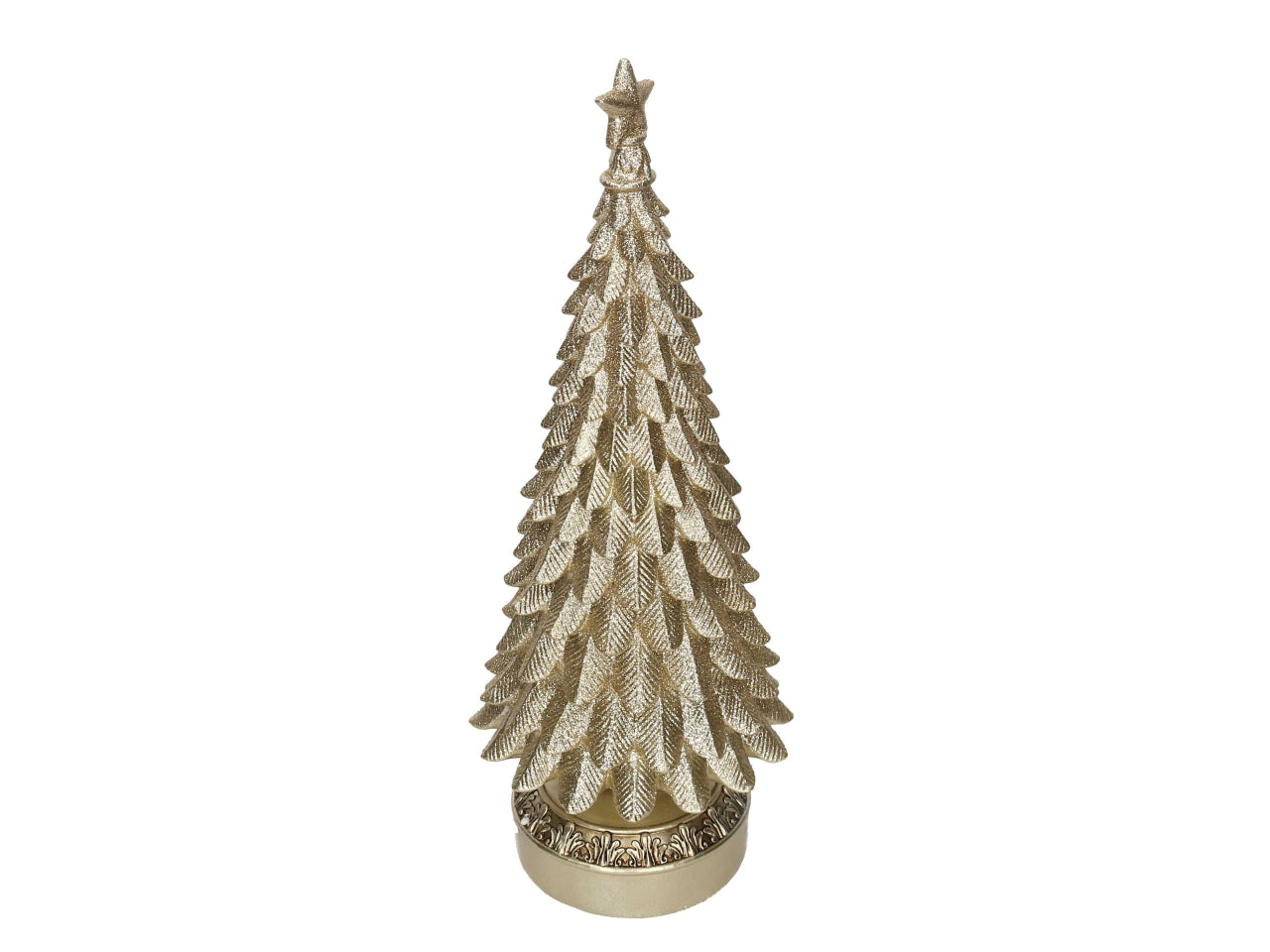 Albero decorativo maxi in resina oro 30xh.80cm