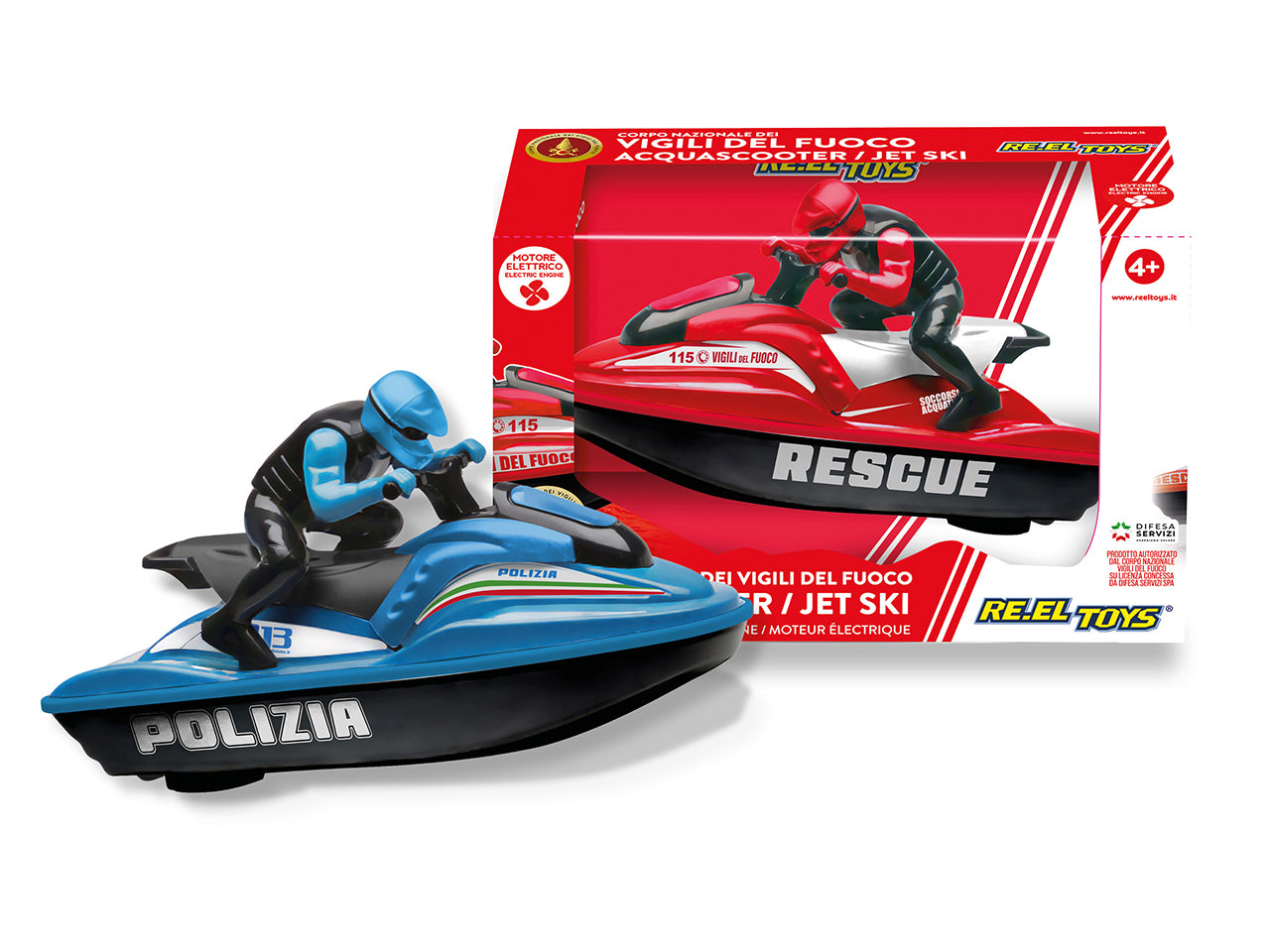 Moto acquascooter polizia a batteria