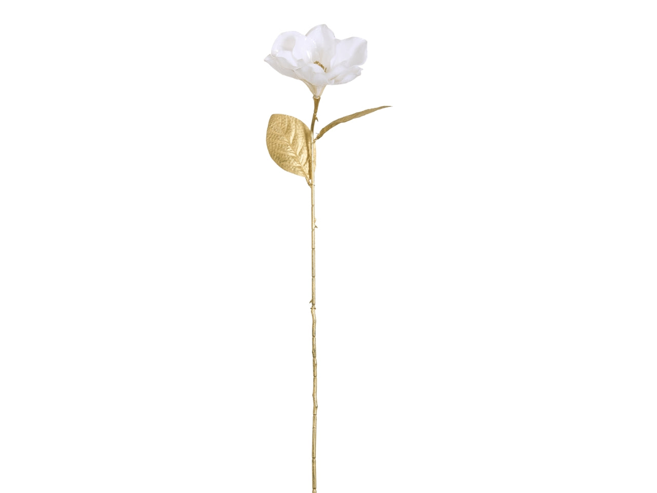 Ramo magnolia 64cm lucida bianca