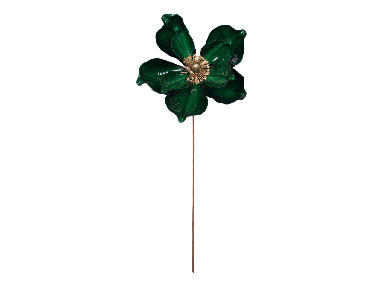 Ramo magnolia 65cm lucida verde