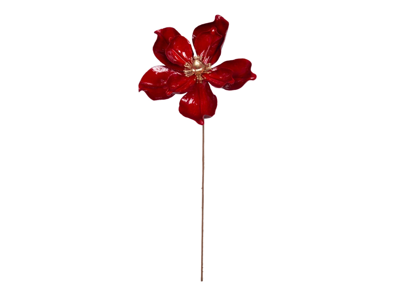 Ramo magnolia 65cm lucida bordeaux