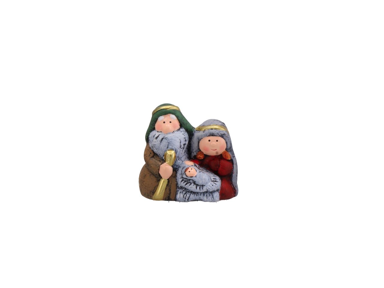 NativitÃ  in terracotta 8x4xh.8cm, 3 assortimenti