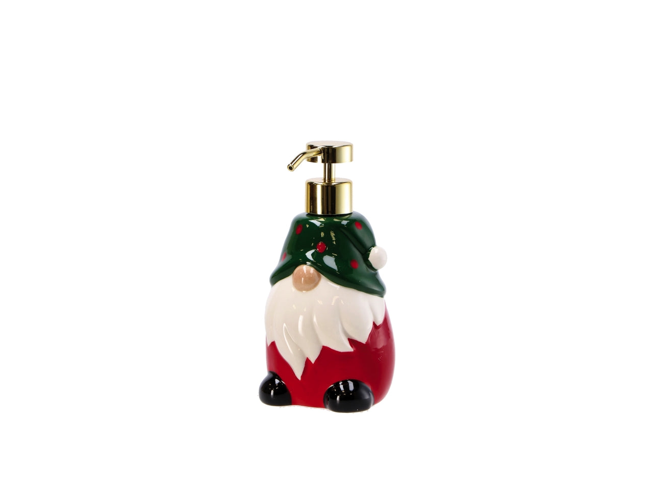 Dispenser per sapone in ceramica 10xh.18cm, 4 modelli assortiti