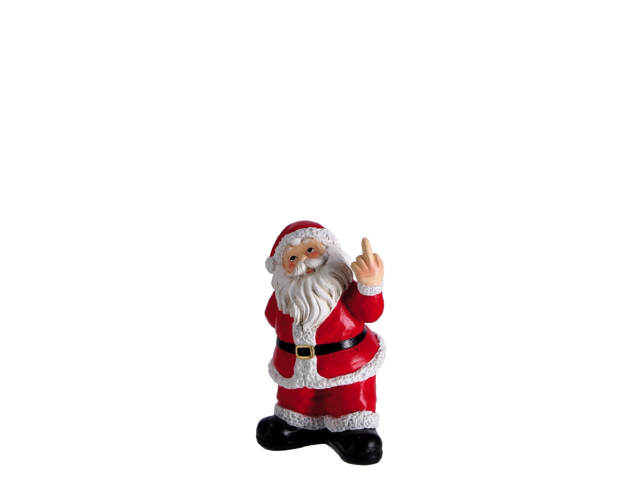 Babbo Natale in resina 10x9xh.15cm, 3 modelli assortiti