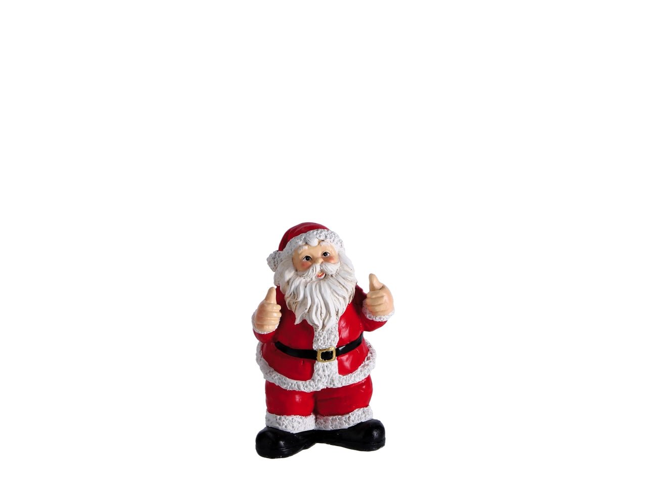 Babbo Natale in resina 10x9xh.15cm, 3 modelli assortiti
