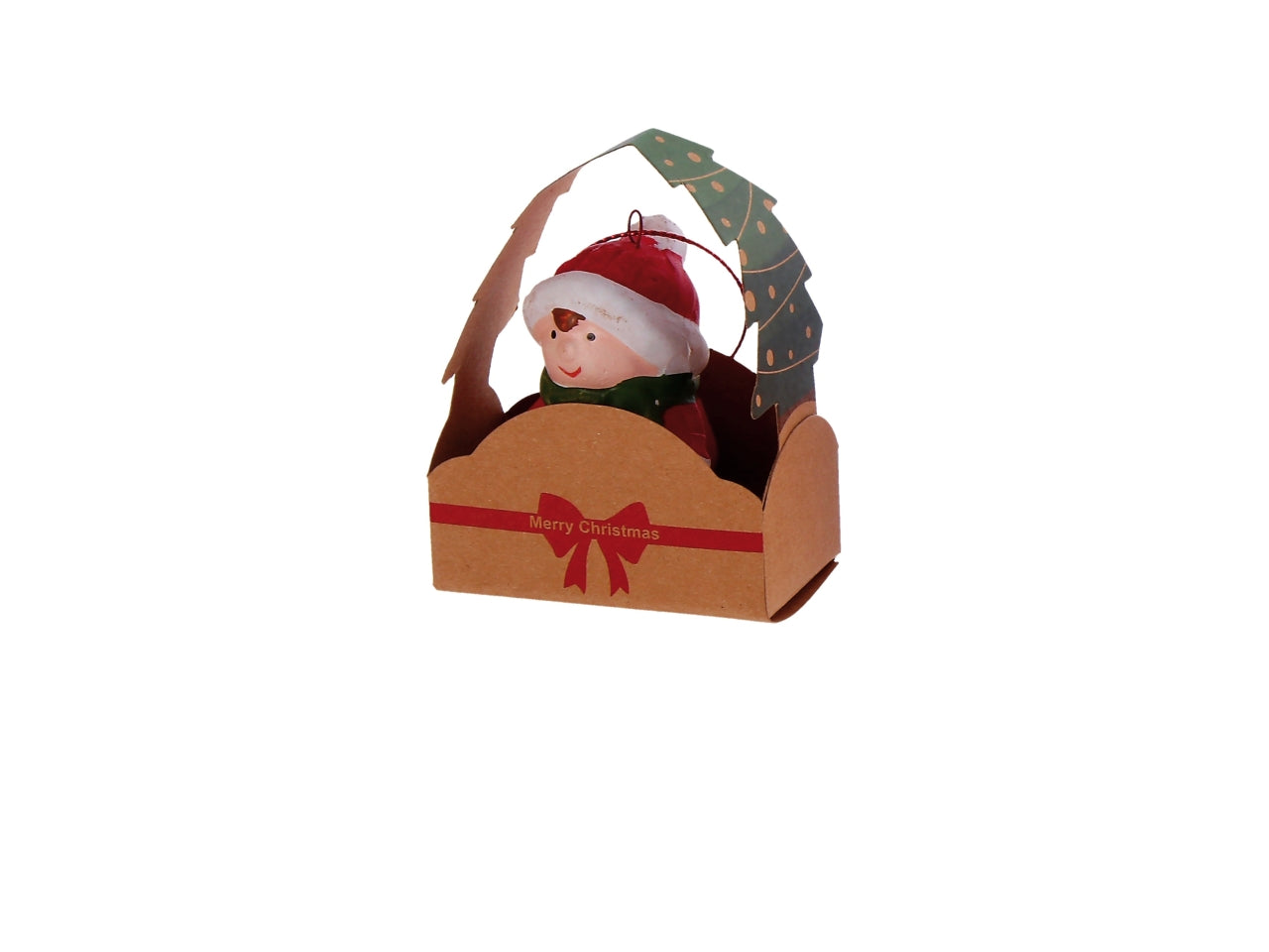 Appendino personaggio in terracotta 6x8cm, 4 modelli assortiti